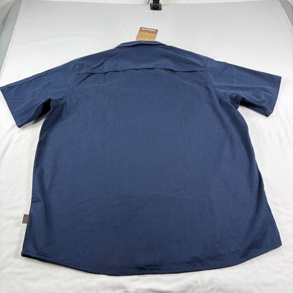 Patagonia Shop Shirt Mens XL Blue Button Up Casual Utility Camp Outdoor NEW - Picture 10 of 11